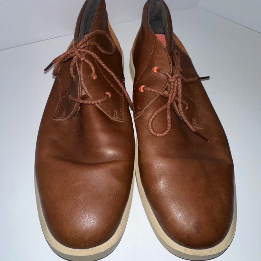 Camper Bill Chukka Ankle Boots in Brown 44 10.5 Mixed Leather Suede